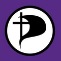 Logo bývalé Pirátské Křesťanské strany v OEVC
