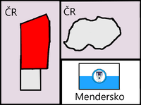Komenského alej na mapě Menderska