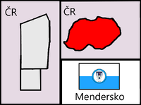 Písečný Vrch na mapě Menderska